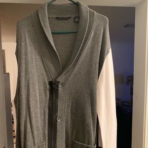 Sean John grey cardigan